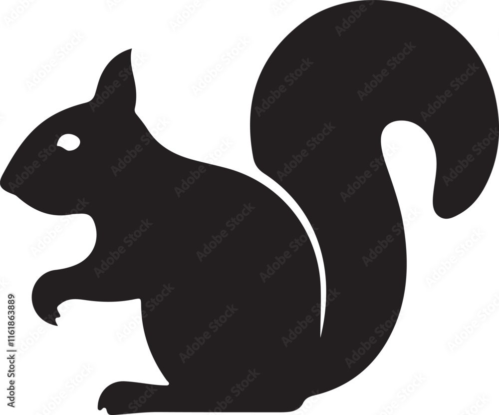 sqarrel icon silhouette is a minimal-style vector art illustration on a white background.
sqarrel icon silhouette is a minimal-style vector art illustration on a white background.