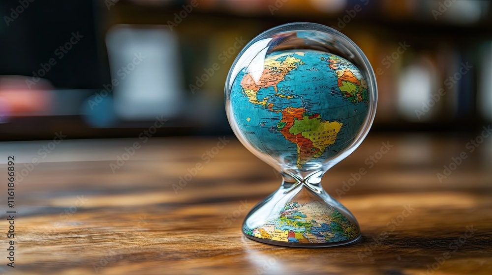 Global poverty depicted as an hourglass running out of time. Global poverty depicted as an hourglass running out of time.