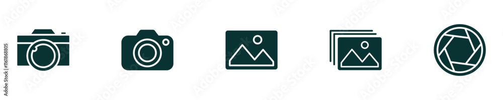 Camera and Photo Icon Collection Camera and Photo Icon Collection