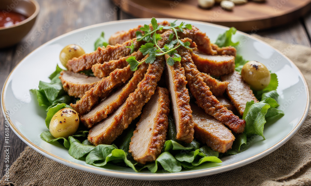 Crispy Duck Salad with Hoisin Dressing Crispy Duck Salad with Hoisin Dressing