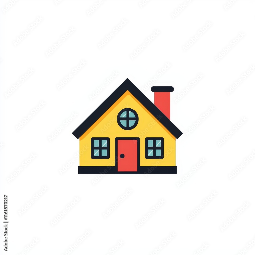 Home house real estate icon logo illustration isolated on white background Home house real estate icon logo illustration isolated on white background