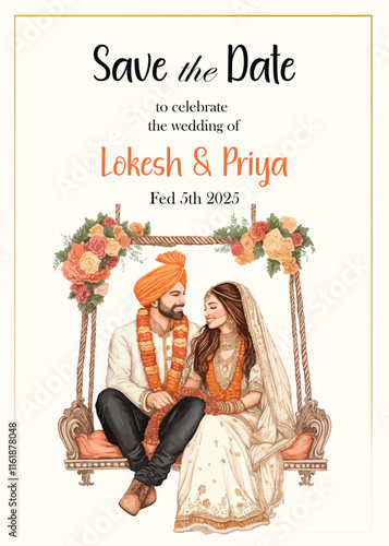Modern Wedding Invitation Card Design 3rd 