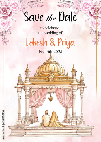 Modern Wedding Invitation Card Design 3rd 