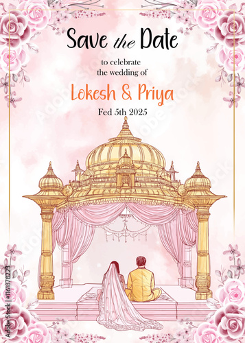 Modern Wedding Invitation Card Design 3rd 