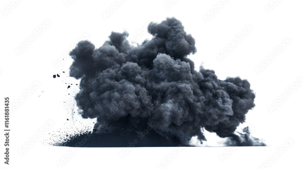 Black smoke from explosion transparent background Black smoke from explosion transparent background
