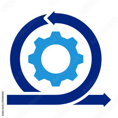Agile Methodology Icon Element For Design