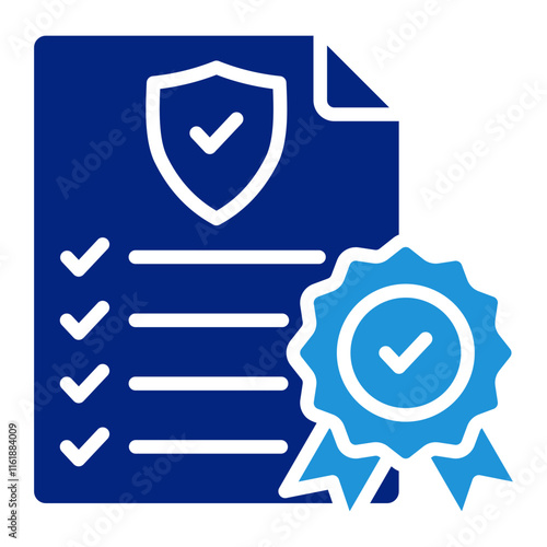 Quality Assurance Icon Element For Design