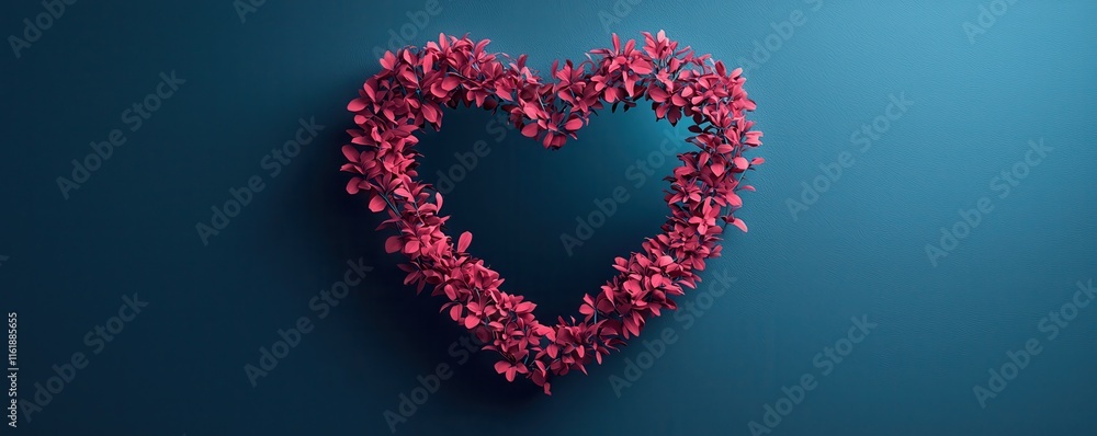 Romantic reflections heart mirror for passionate valentine's day