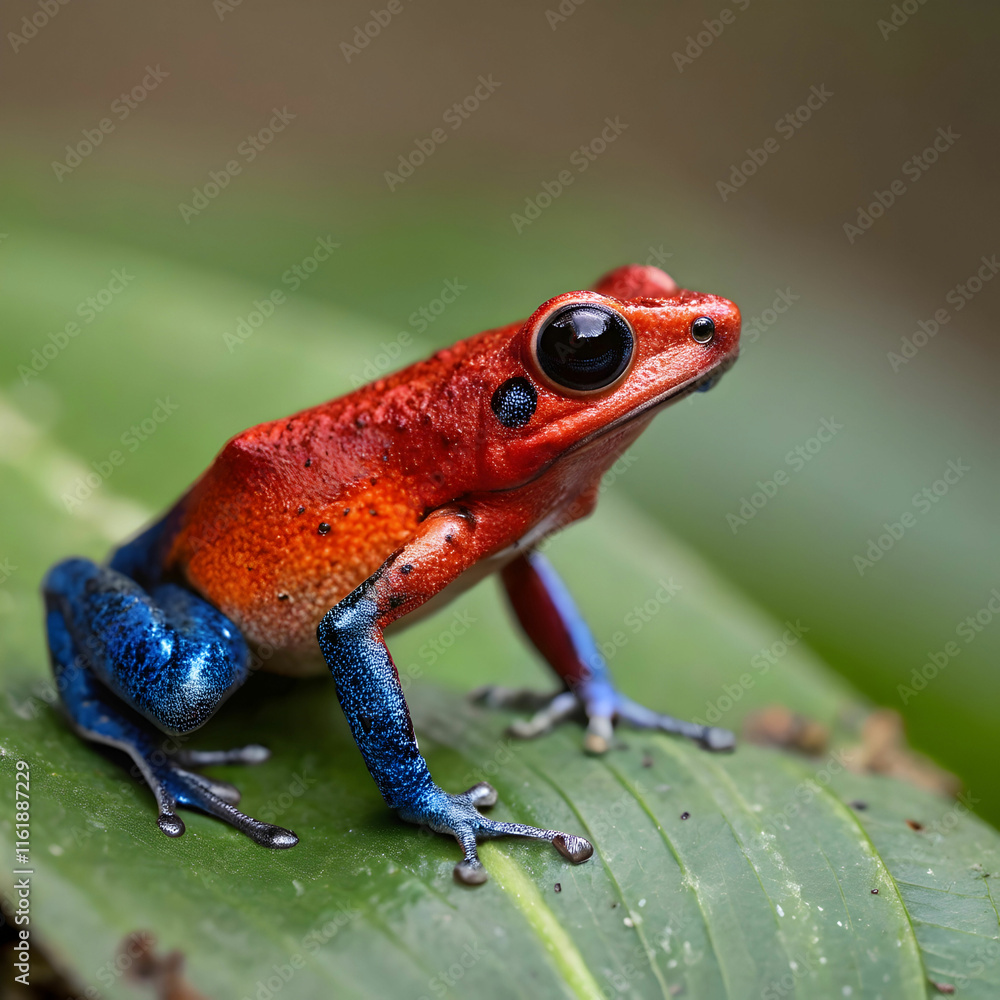 Fototapeta premium ruby poison frog