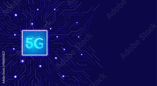 5G network wireless technology background. Global network high speed network.