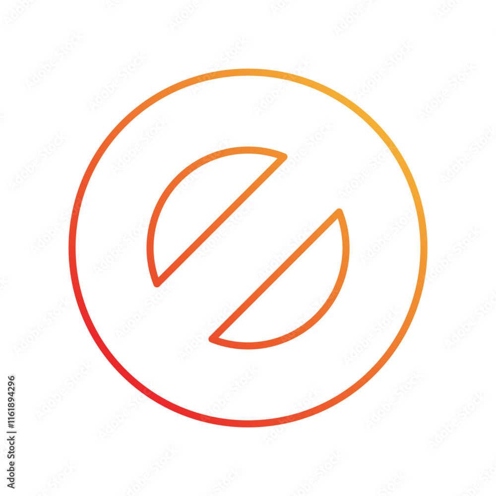 stop gradient icon with white background vector stock illustration stop gradient icon with white background vector stock illustration