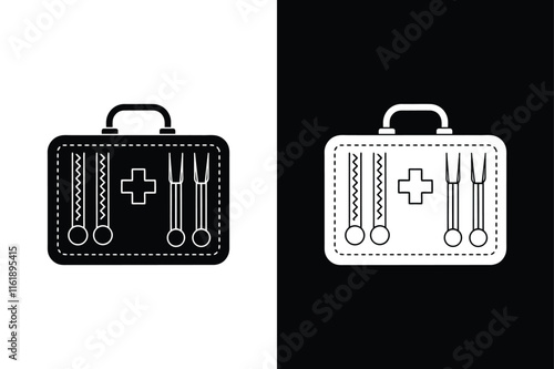 Essential Care. First Aid Kit Icon Sign Vector Design