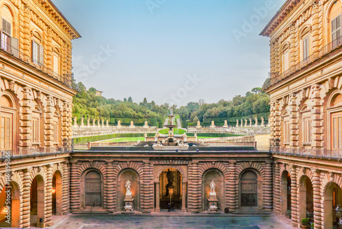 Boboli Gardens from the Pitti Palace in Florence
