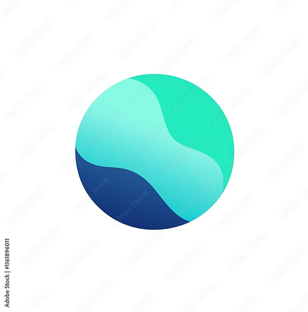 Vector flat icon of the Earth, in blue and green colors, earth day concept Vector flat icon of the Earth, in blue and green colors, earth day concept