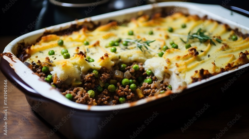 Comforting Vegan Shepherd s Pie Featuring a Hearty Lentil and Pea Filling Topped with Creamy Mashed Potato for a Wholesome and Delicious Plant Based Meal Comforting Vegan Shepherd s Pie Featuring a Hearty Lentil and Pea Filling Topped with Creamy Mashed Potato for a Wholesome and Delicious Plant Based Meal