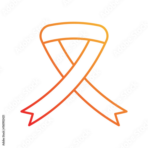 anti terrroism gradient icon with white background vector stock illustration