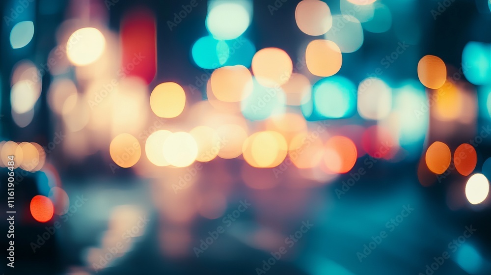 Abstract bokeh lights and cityscape shadows at night with vintage retro tones
Abstract bokeh lights and cityscape shadows at night with vintage retro tones