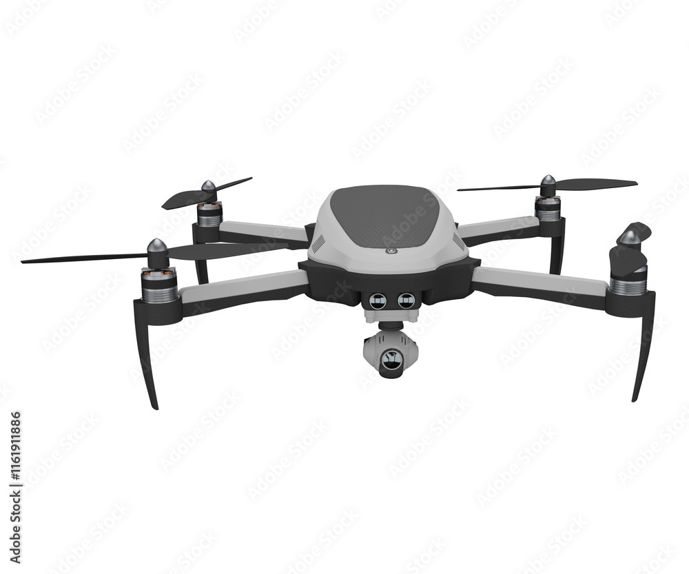 3d rendering drone with camera 3d rendering drone with camera