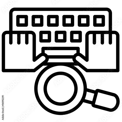 Keylogging Icon