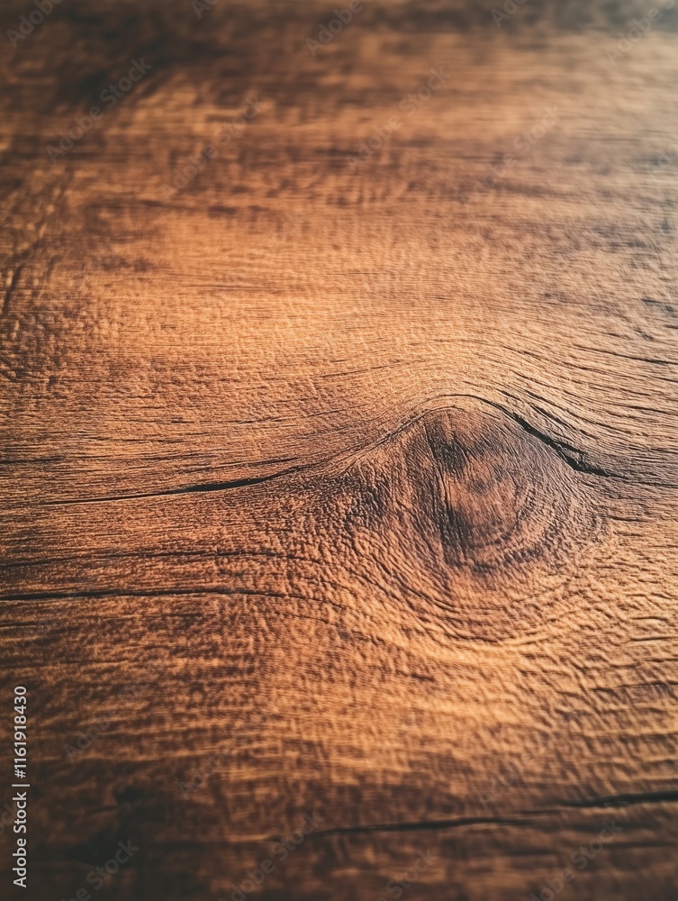 Macro Shot of a Rustic Wooden Plank with Deep Grain Patterns and Knots Macro Shot of a Rustic Wooden Plank with Deep Grain Patterns and Knots