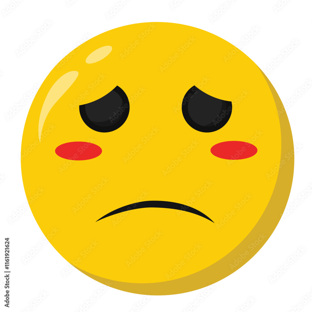 Fototapeta premium disappointed Face illustration