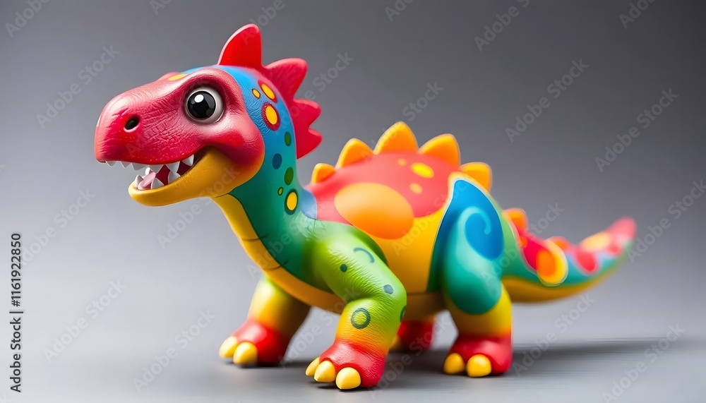 Playful Rainbow Dinosaur Toy Playful Rainbow Dinosaur Toy