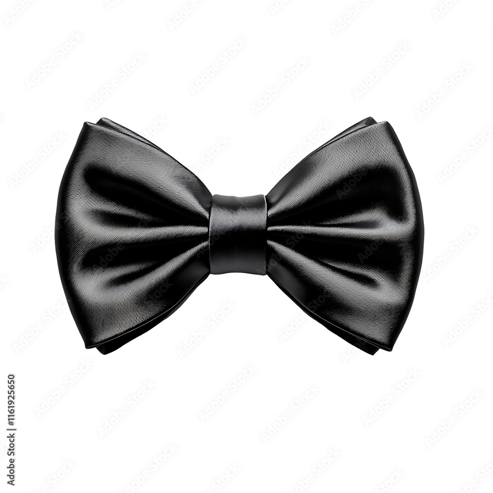 Elegant Black Bow Tie Transparent Background. Elegant Black Bow Tie Transparent Background.