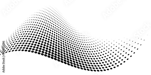 Wallpaper Mural Abstract dotted halftone background. Torontodigital.ca