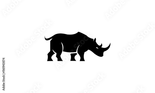 rhino vector illustration photo