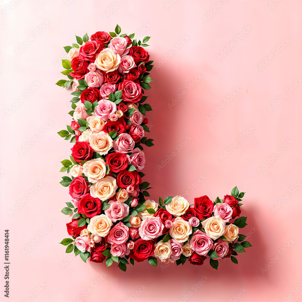 Flower Letter L