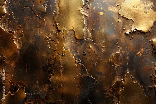 A close up of a rusted metal surface