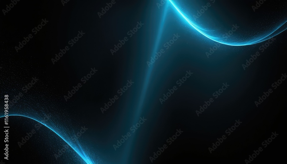 Fototapeta premium Blue light streak background 7