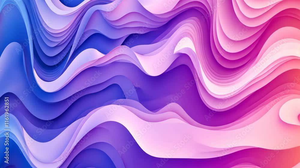 Abstract Purple Pink Wave Background Layered Paper Design Fluid Curves Abstract Purple Pink Wave Background Layered Paper Design Fluid Curves