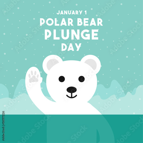 Polar Bear Plunge Day. January 1.