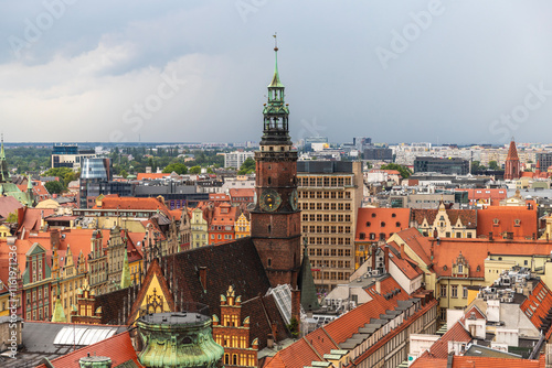 View of Wroclaw from Bridge of Penitents