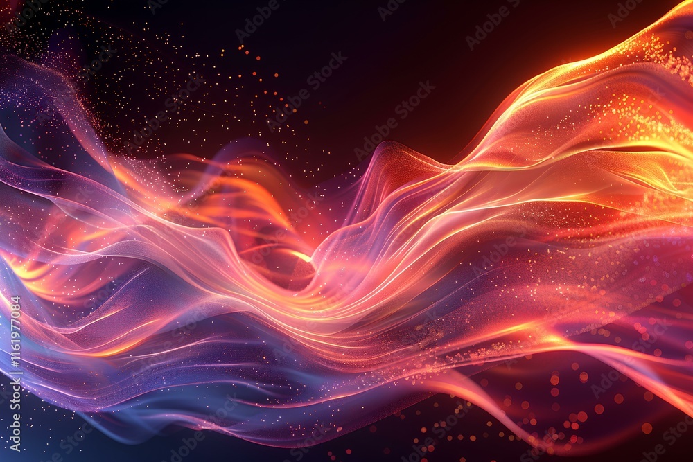 A close up of a fire on a black background A close up of a fire on a black background