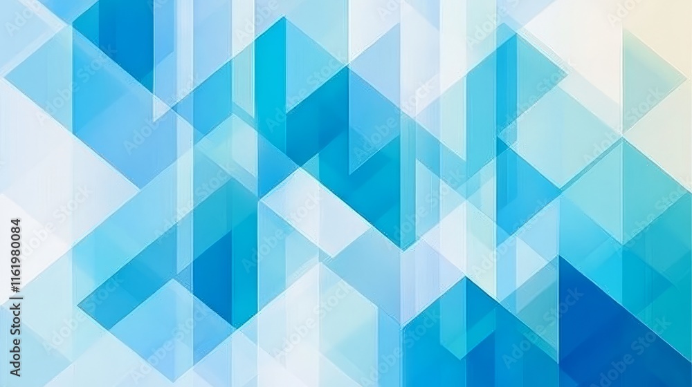 Abstract Geometric Blue and White Pattern Design Abstract Geometric Blue and White Pattern Design