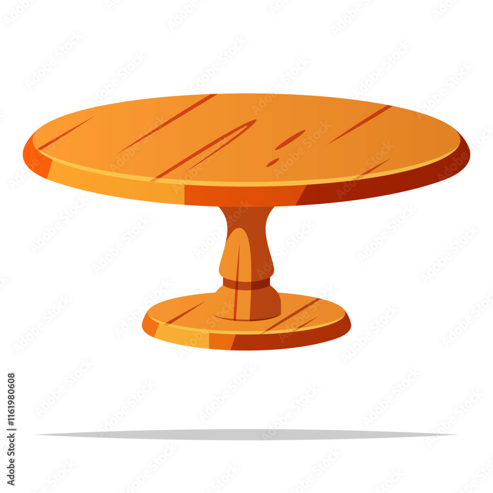 Empty cake stand vector isolated illustration Empty cake stand vector isolated illustration