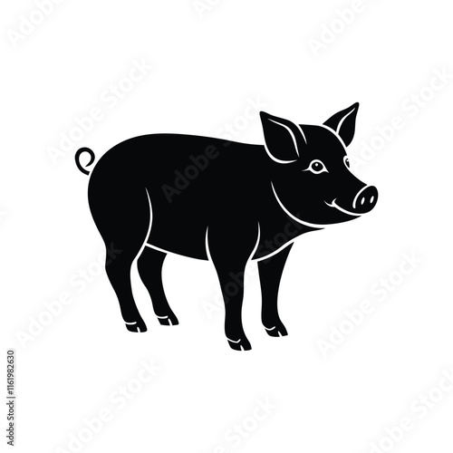 pig simple vector.eps