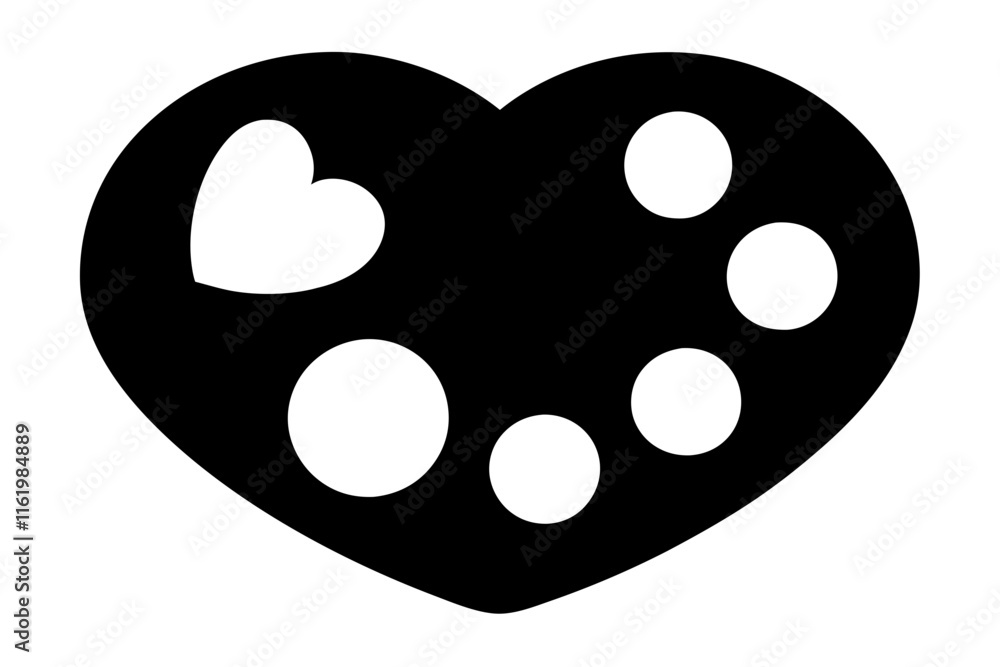 Fototapeta premium Love Painting Palette