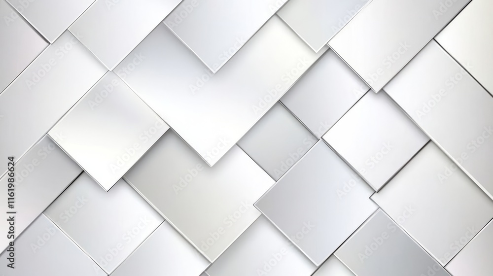 Abstract Geometric White Square Pattern Design Abstract Geometric White Square Pattern Design