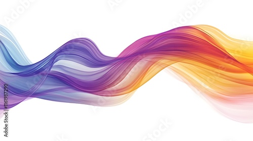 Continuous curved lines in fluid motion gently bending to form a dynamic abstract design