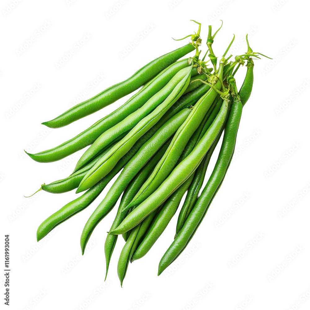 Fresh Green Beans with Vibrant Color and Texture Fresh Green Beans with Vibrant Color and Texture