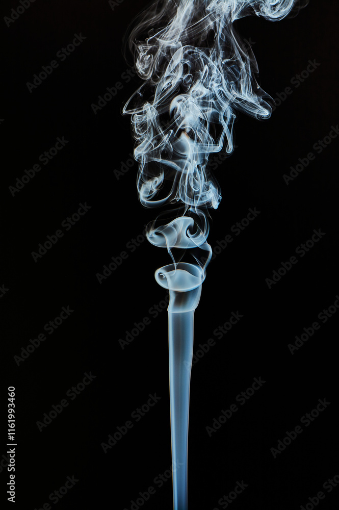 The smoke is thick and dark, creating a mood of mystery and danger The smoke is thick and dark, creating a mood of mystery and danger
