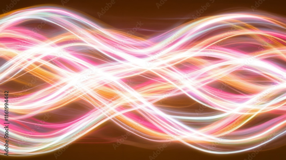 Abstract Light Trails Swirling Energy and Color Abstract Light Trails Swirling Energy and Color