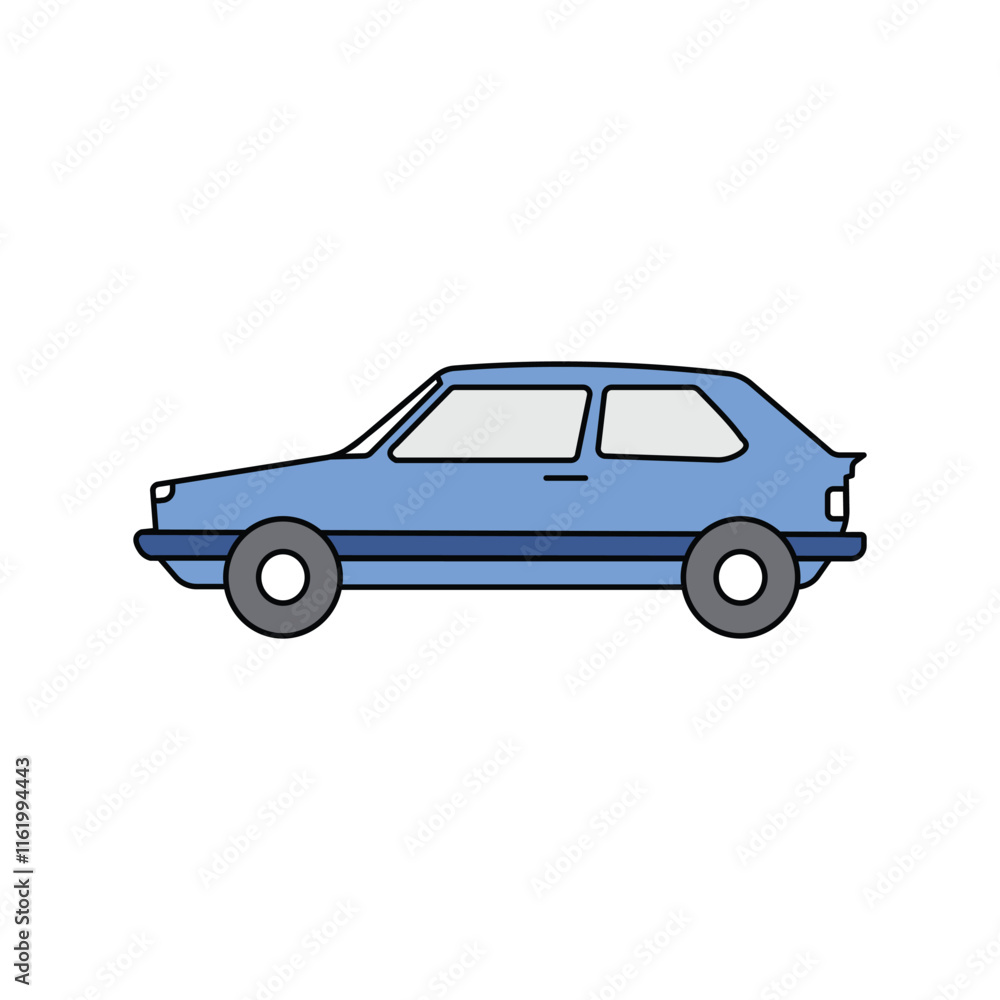 car lineal color line icon with white background vector stock illustration car lineal color line icon with white background vector stock illustration