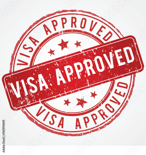 Visa approved Official Stamp Design