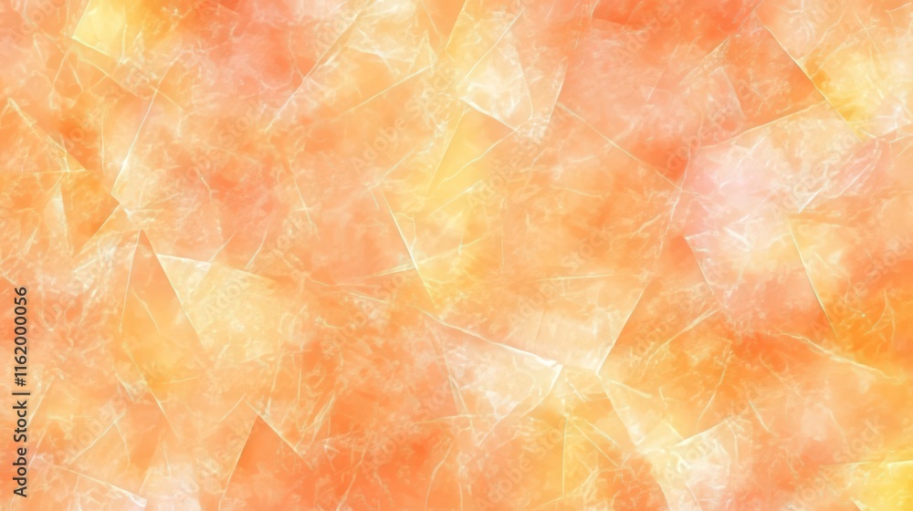 Fototapeta premium Abstract Orange and Yellow Geometric Pattern