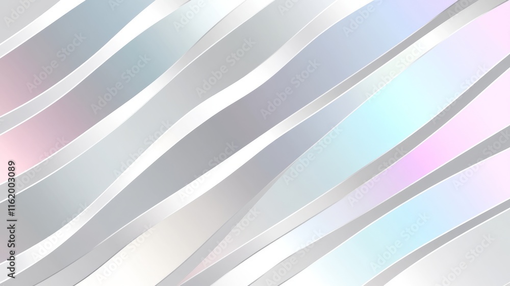 Obraz premium Abstract Pastel Wave Background Design (7)