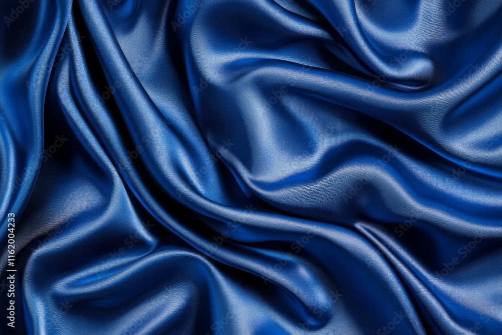 Abstract blue silk fabric texture background. Abstract blue silk fabric texture background.